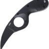 CR2516K.jpg CRKT Bear Claw Fixed Blade Black - Plain Edge