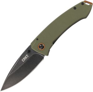 CR2520.jpg CRKT Tuna Framelock Folding Knife - Green G10