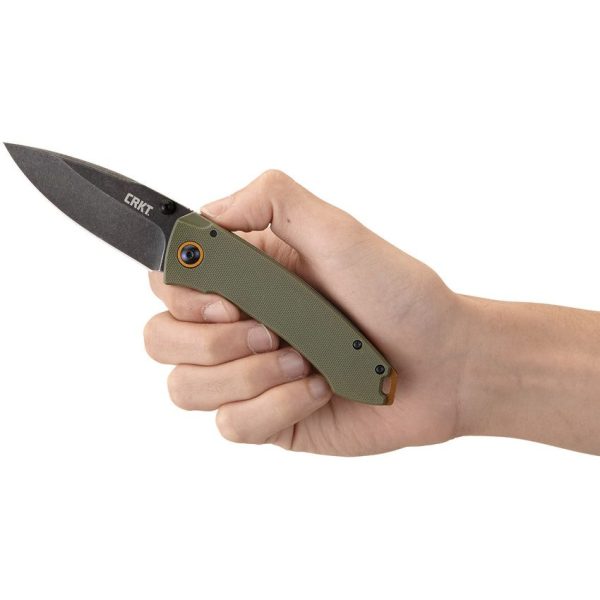 CRKT Tuna Framelock Folding Knife - Green G10