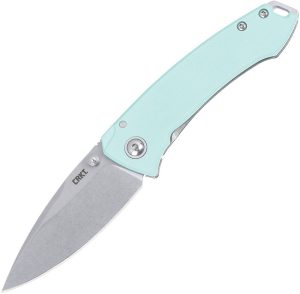 CR2522B.jpg CRKT Tuna Compact Framelock - Aqua Blue G10