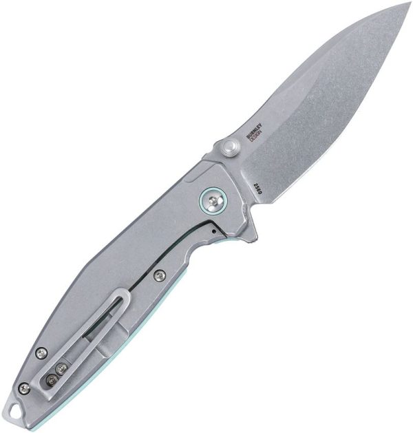 CRKT Ibis Framelock Folding Knife - Tiffany Blue G10