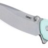 CRKT Ibis Framelock Folding Knife - Tiffany Blue G10