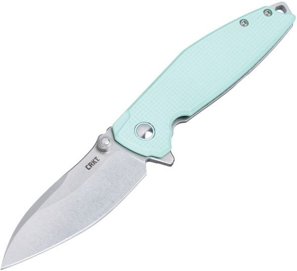 CRKT Ibis Framelock Folding Knife - Tiffany Blue G10