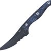 CRKT Clever Girl Fixed Blade Serrated - Blue G10