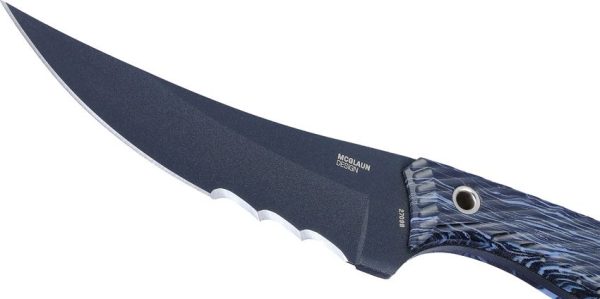 CRKT Clever Girl Fixed Blade Serrated - Blue G10