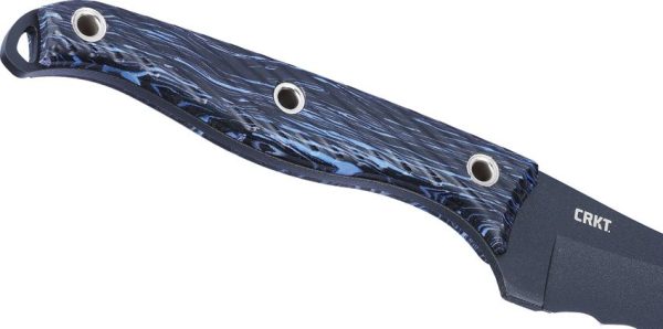 CRKT Clever Girl Fixed Blade Serrated - Blue G10