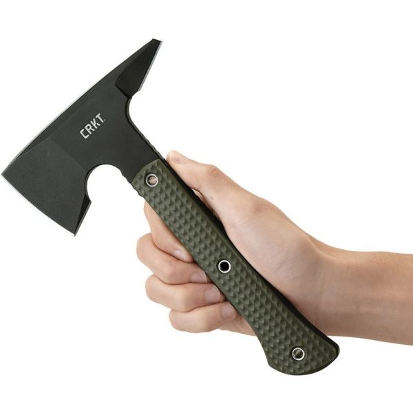 CR2726_add_04.jpg CRKT Jenny Wren Tomahawk - Three Edge Green Handle