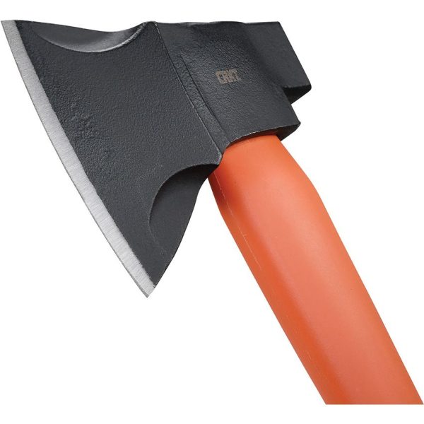 CRKT Chogan Hatchet Orange - 1055HC Steel GRN