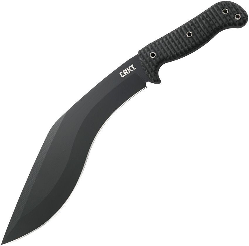 CRKT KUK Kukri Machete 10.63" Black 65Mn Steel w/ Sheath