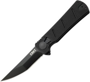 CR2920.jpg CRKT Goken Linerlock Black - Modified Clip Point