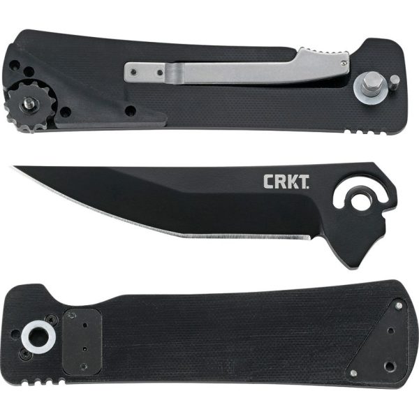 CRKT Goken Linerlock Black - Modified Clip Point
