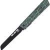 CRKT Zephyr Linerlock Green - TiNi Coated
