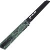 CRKT Zephyr Linerlock Green - TiNi Coated