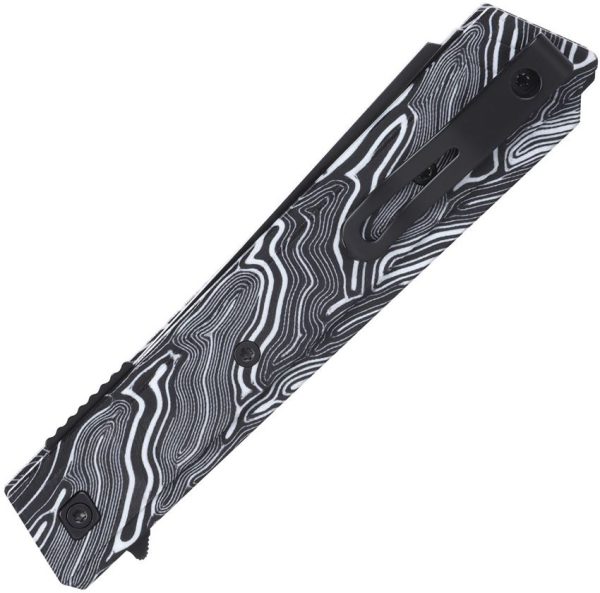 CRKT Zephyr Linerlock Blk/Wht - TiNi Coated