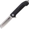 CRKT Razel GT Linerlock Folding Knife - Black Aluminum