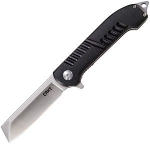 CRKT Razel GT Linerlock Folding Knife - Black Aluminum