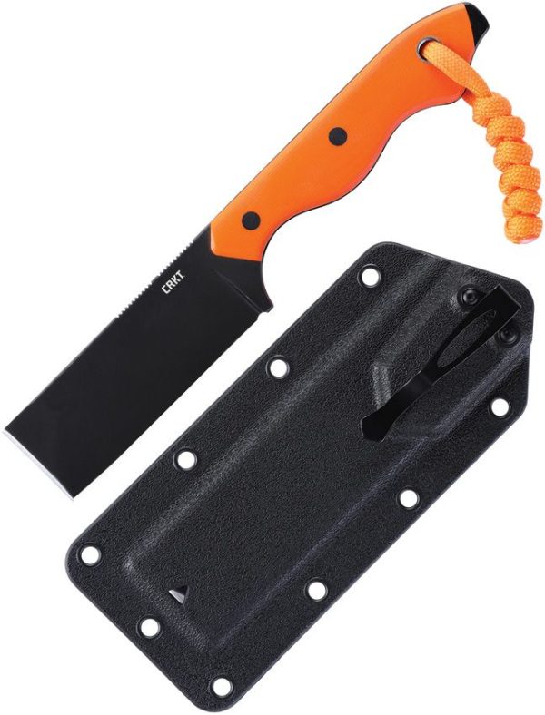 CRKT Razel Fixed Blade Orange - D2 Cleaver