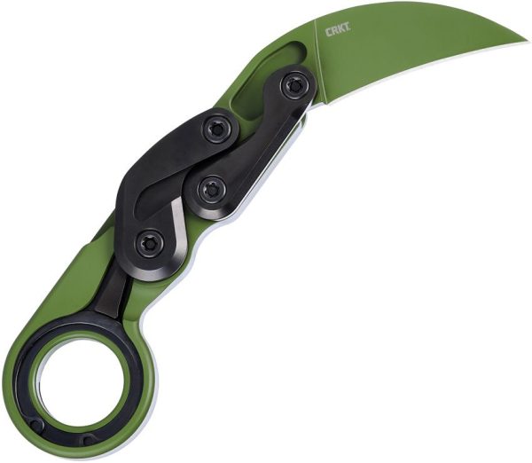 CRKT Provoke Kinematic Green Cerakote - Karambit