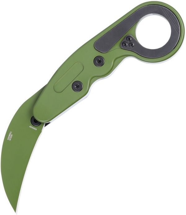 CRKT Provoke Kinematic Green Cerakote - Karambit