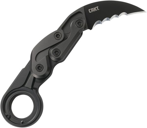 CRKT Provoke Kinematic Serrated - Black TiNi Karambit