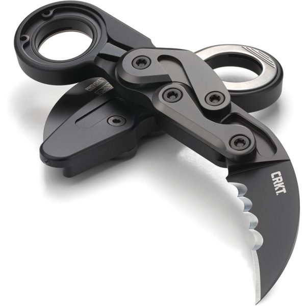 CRKT Provoke Kinematic Serrated - Black TiNi Karambit
