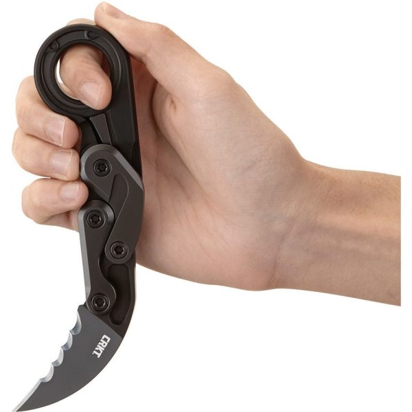 CRKT Provoke Kinematic Serrated - Black TiNi Karambit