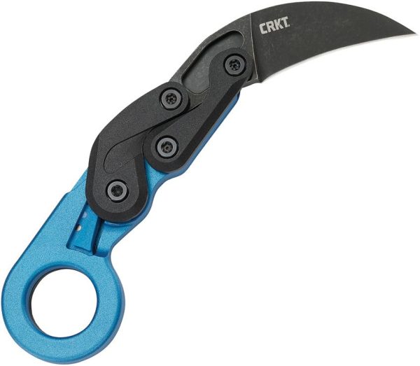 CR4041B.jpg CRKT Provoke Zap Kinematic Blue - Stainless Blade