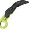 CRKT Provoke Zap Kinematic Green - Stainless Karambit
