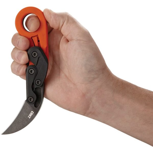 CRKT Provoke Kinematic Orange Grivory Folding Knife