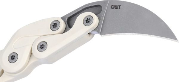 CRKT Provoke Kinematic White Grivory Folding Knife