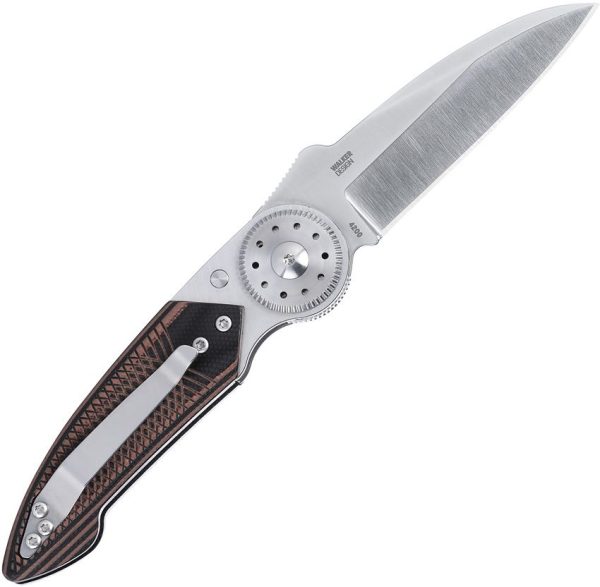 CRKT Walker Blade Lock Folding Knife Black/Brown G10