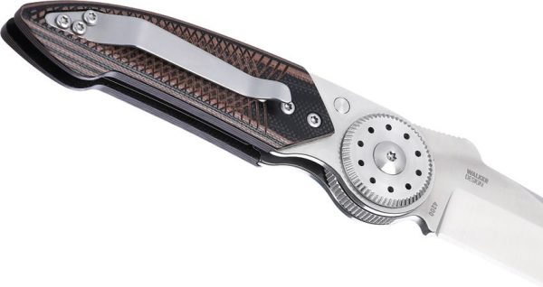 CRKT Walker Blade Lock Folding Knife Black/Brown G10