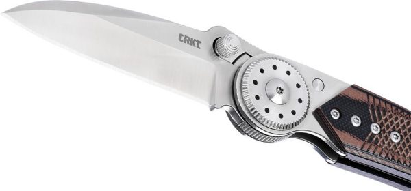 CRKT Walker Blade Lock Folding Knife Black/Brown G10