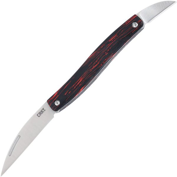 CRKT Forebear Slip Joint - Black/Red G10 Handle