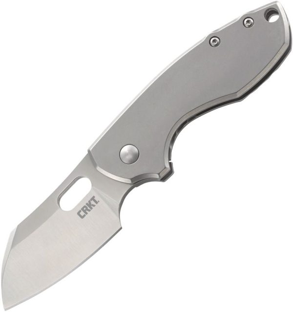 CRKT Pilar Framelock - Gray Stainless Handle