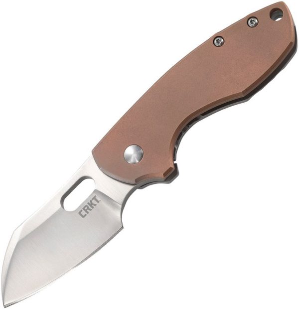 CR5311CU.jpg CRKT Pilar Framelock Copper - Sheepsfoot Blade