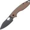 CRKT Pilar III Framelock - Brown G10
