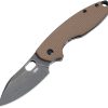 CRKT Pilar III Framelock - Brown G10