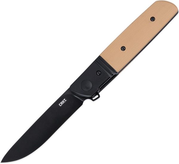 CRKT Bamboozled Linerlock A/O D2 - Tan G10