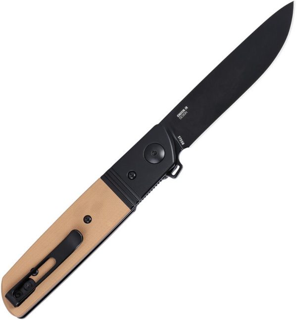 CRKT Bamboozled Linerlock A/O D2 - Tan G10