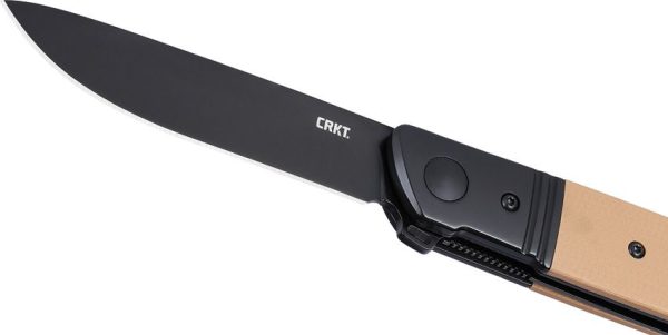 CRKT Bamboozled Linerlock A/O D2 - Tan G10