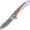 CR6070.jpg CRKT Padawan Framelock Brown Micarta 14C28N