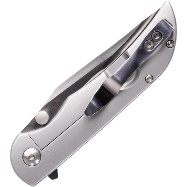 CRKT Oxcart Framelock Gray AUS-8 Stainless