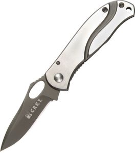 CR6470.jpg CRKT Pazoda 2 Framelock - Gray Titanium Coated Blade
