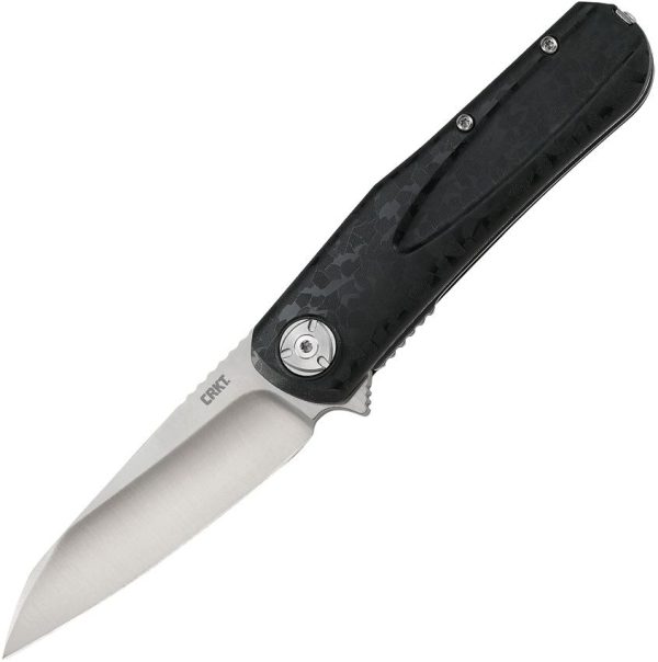 CRKT Mah-Hawk A/O Linerlock - Black GRN Handle D2