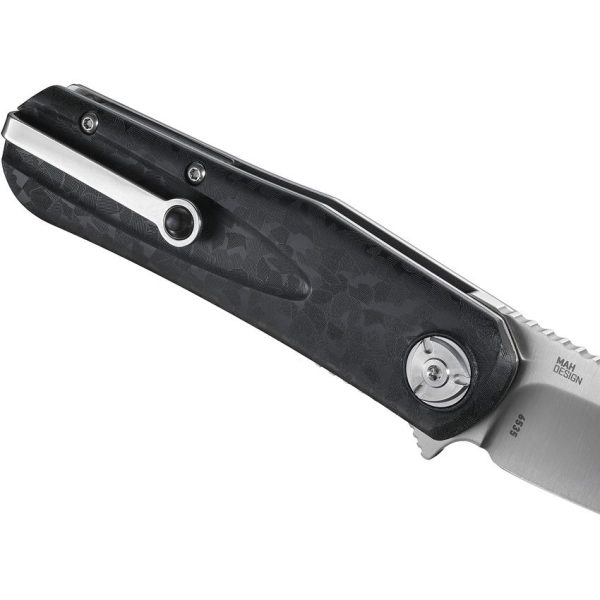 CRKT Mah-Hawk A/O Linerlock - Black GRN Handle D2