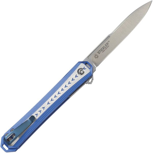 CRKT Stickler A/O Linerlock - Blue Aluminum Handle
