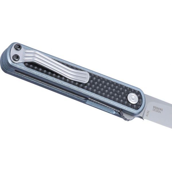 CRKT Pup Linerlock Folding Knife - Black/Blue GRN