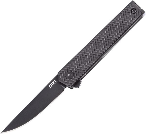 CRKT CEO Black Drop Point - D2 Tool Steel Linerlock