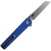 CRKT CEO Microflipper Blue - 12C27 Sandvik Linerlock